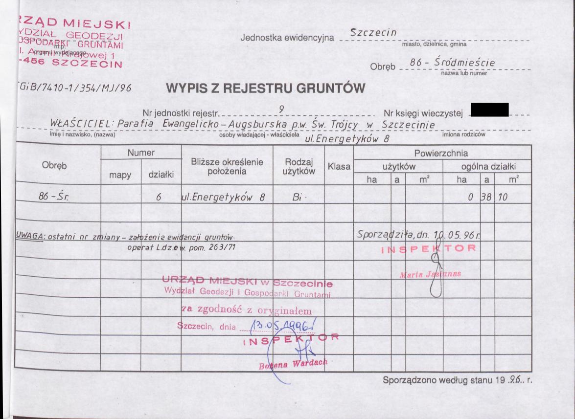 Karta cmentarza, skan nr 7