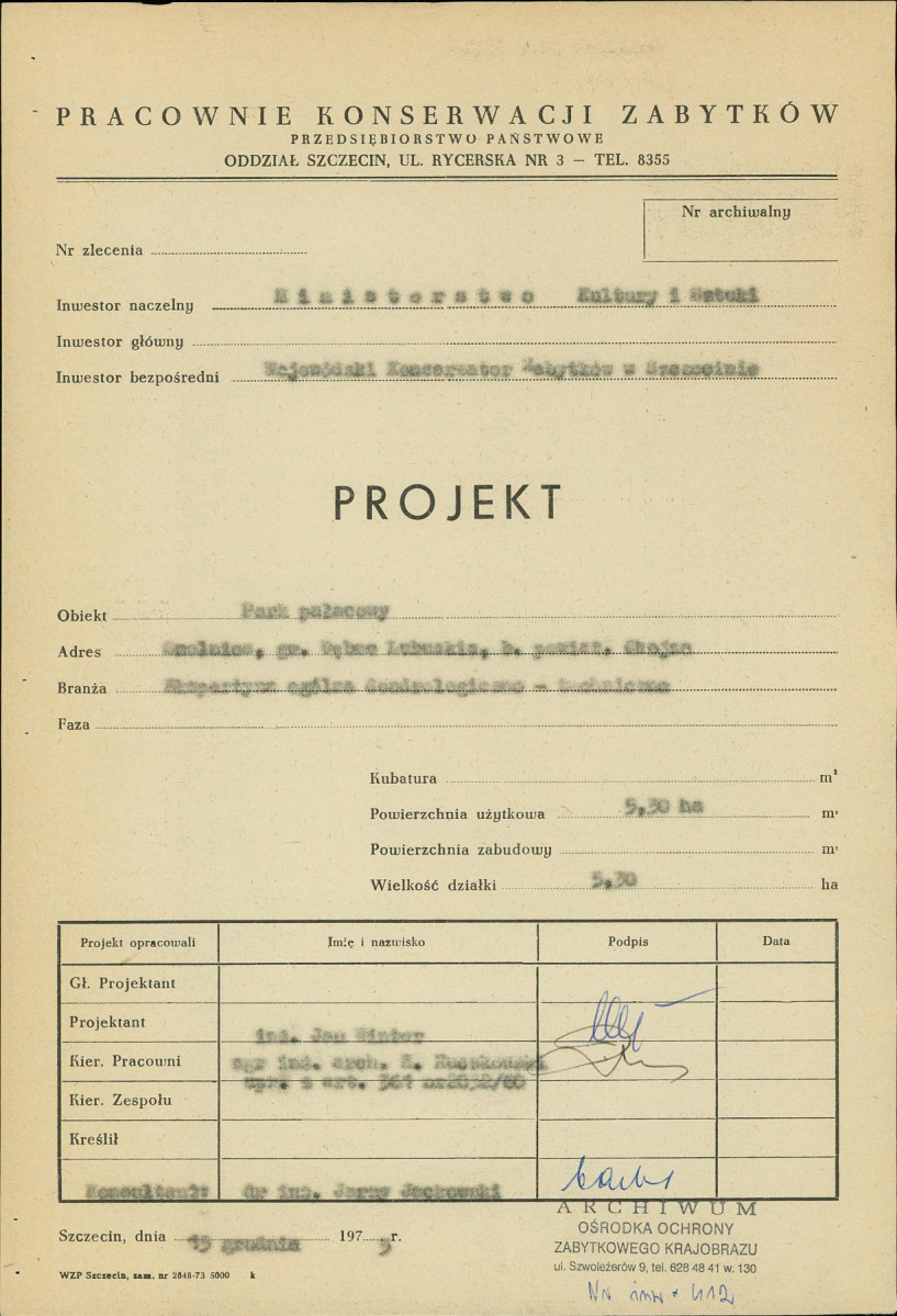 Ewidencja parkowa, skan nr 3