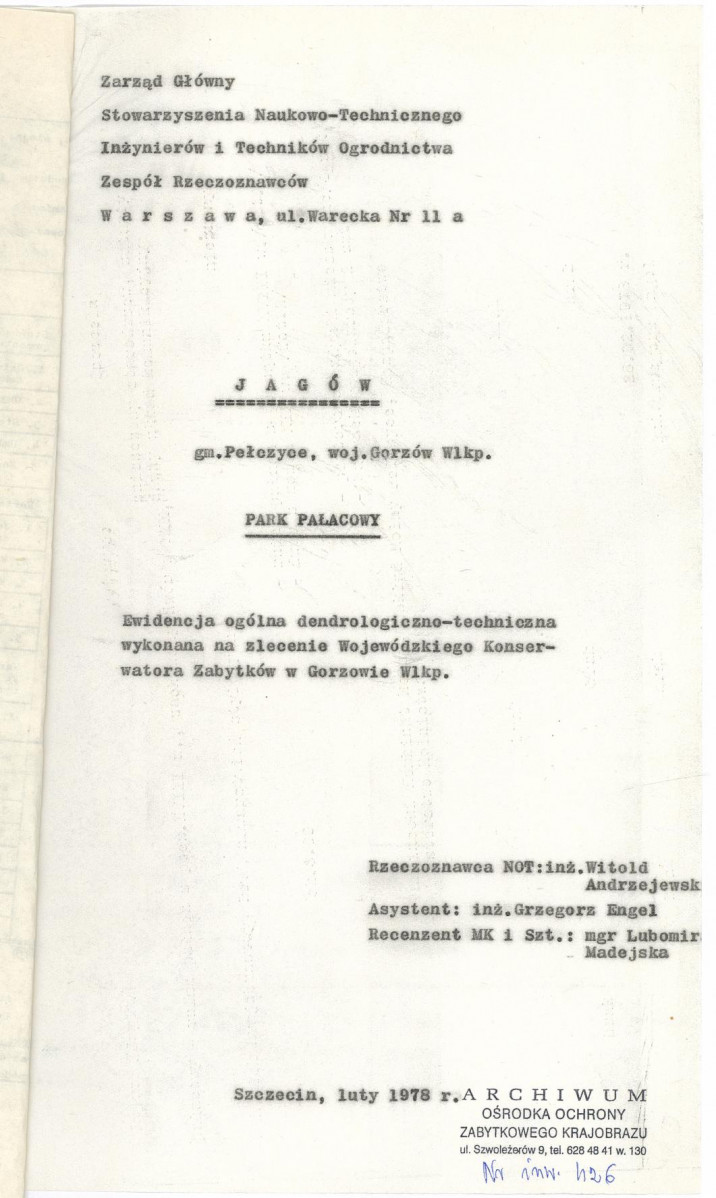Ewidencja parkowa, skan nr 4