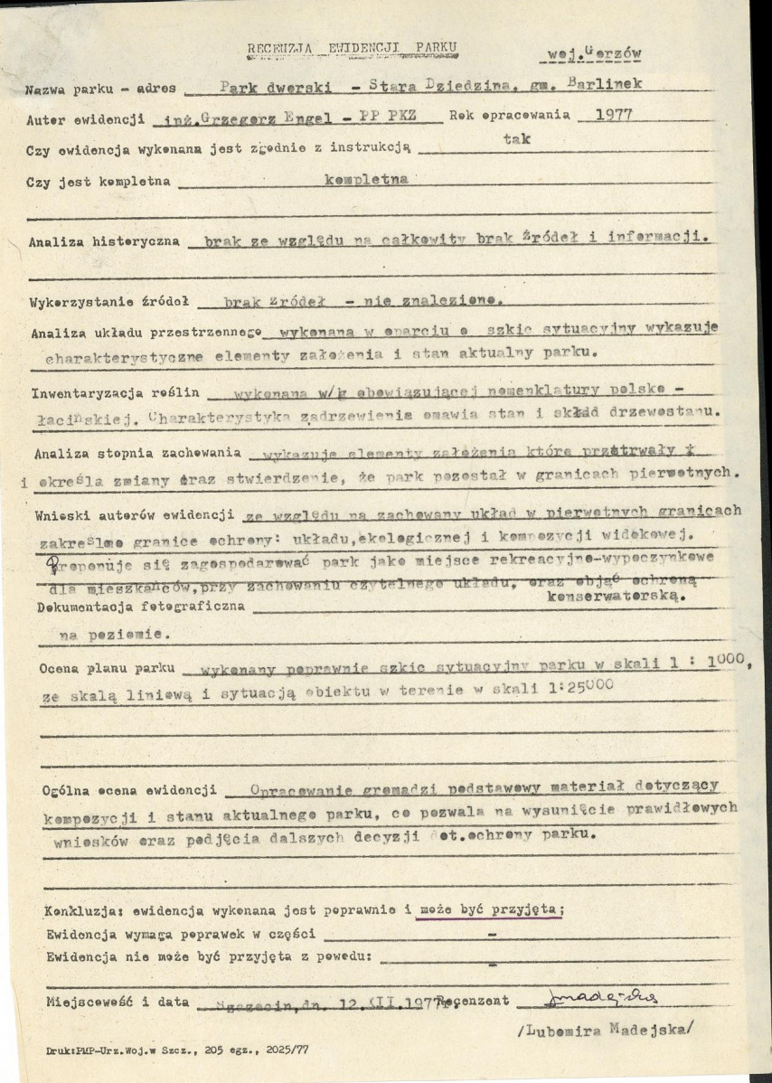 Ewidencja parkowa, skan nr 6