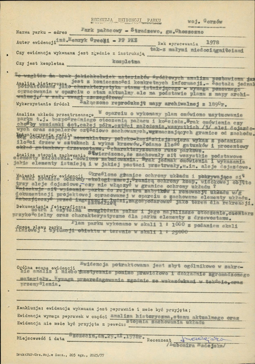Ewidencja parkowa, skan nr 15