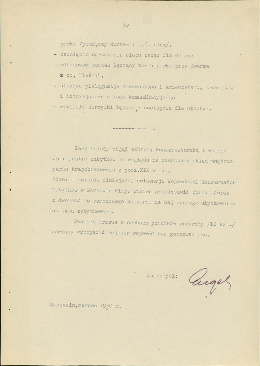 Ewidencja parkowa, skan nr 19
