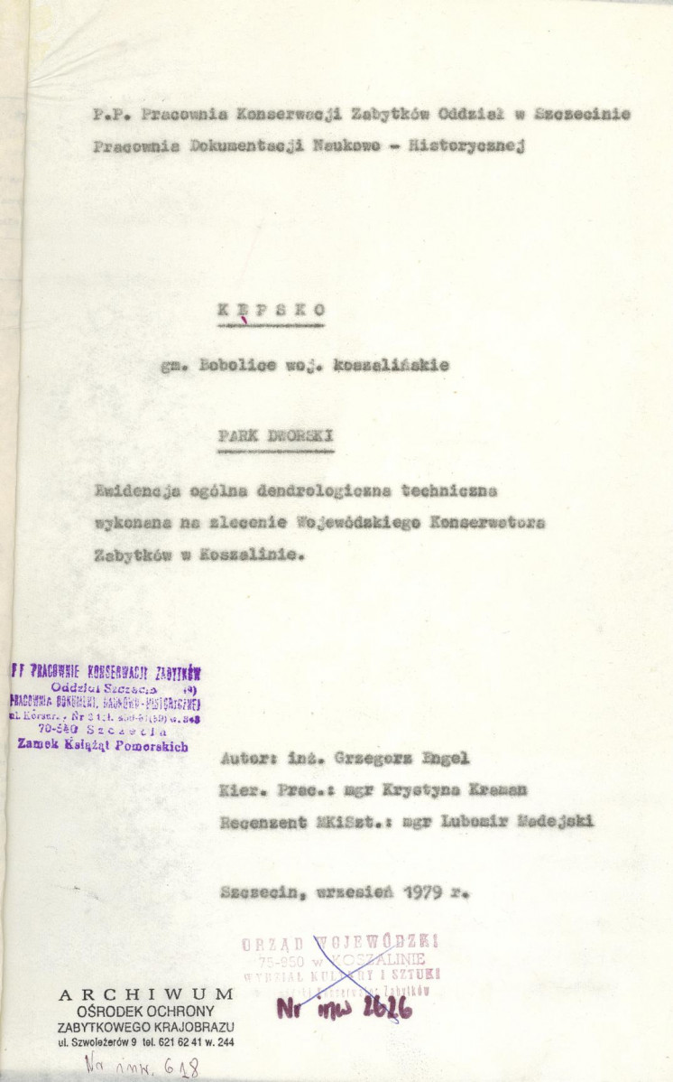 Ewidencja parkowa, skan nr 4