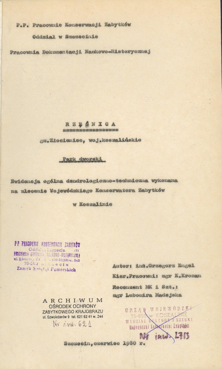 Ewidencja parkowa, skan nr 4