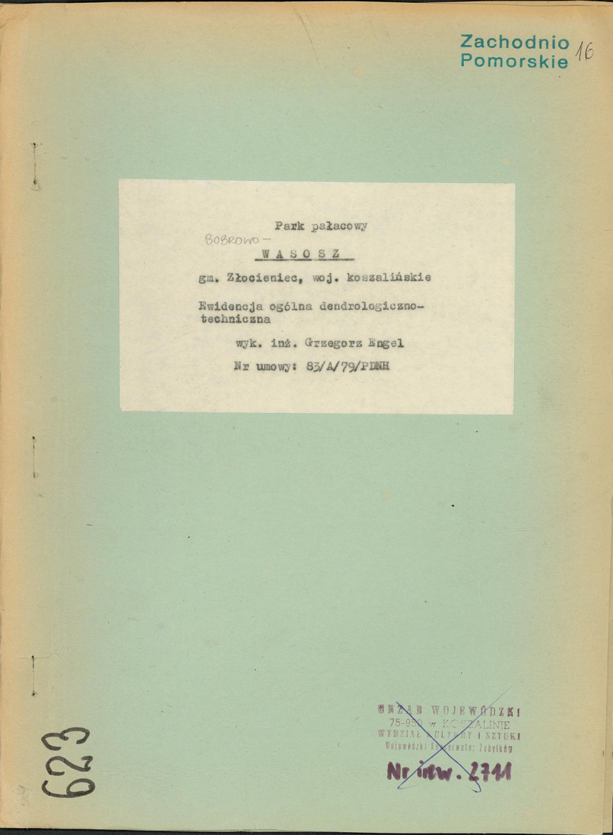 EP - Ewidencja parkowa, skan nr 1