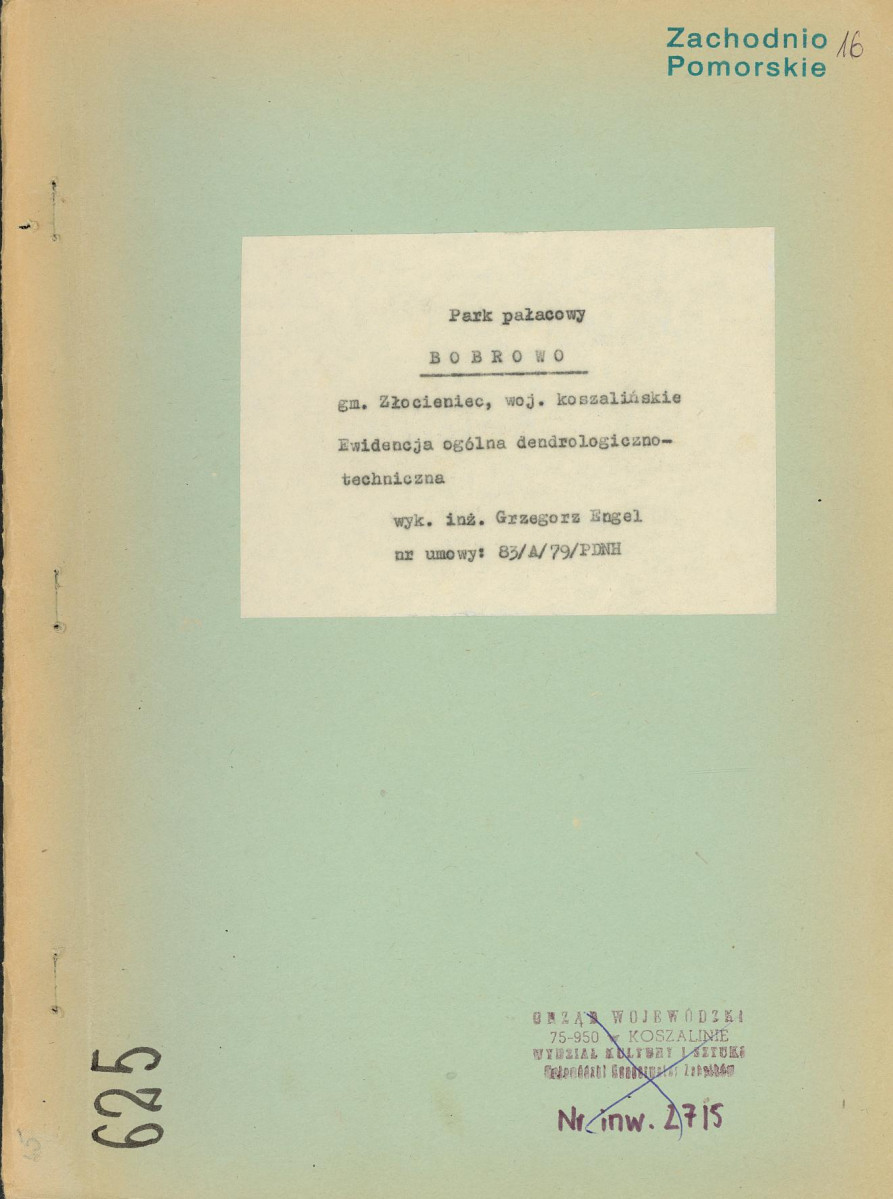 Ewidencja parkowa, skan nr 1