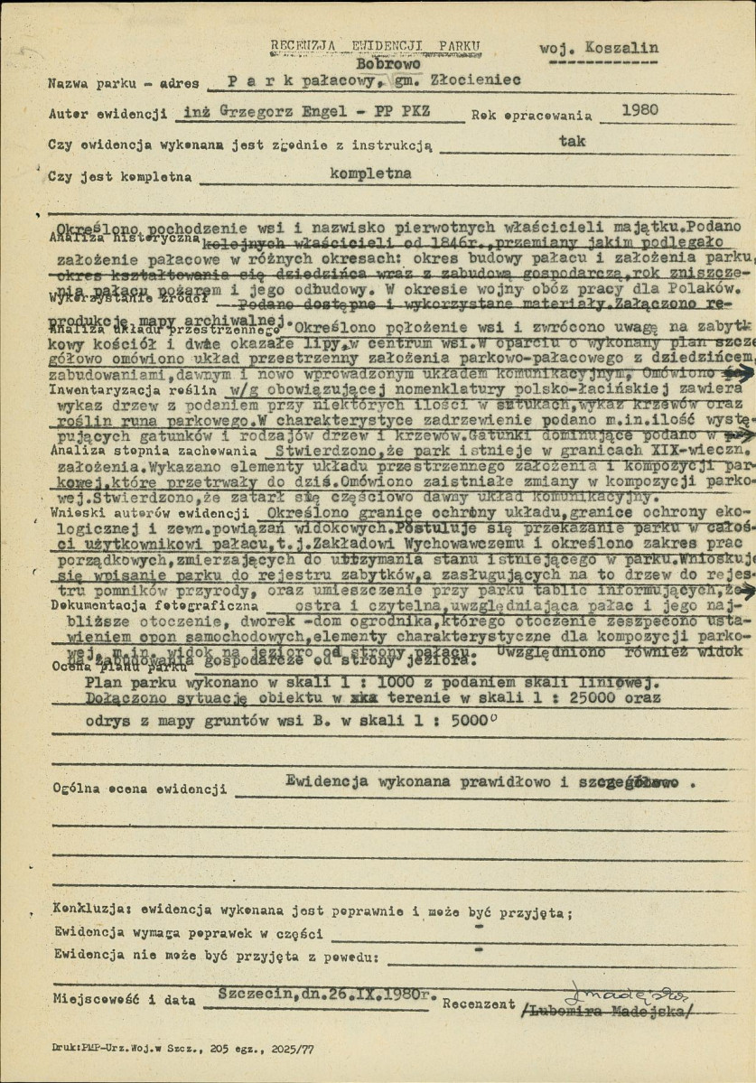 Ewidencja parkowa, skan nr 19