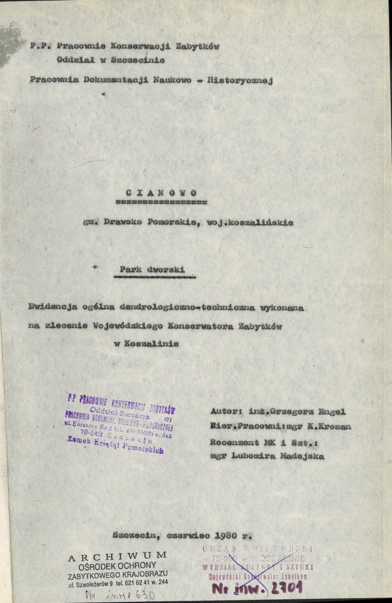 EP - Ewidencja parkowa, skan nr 4