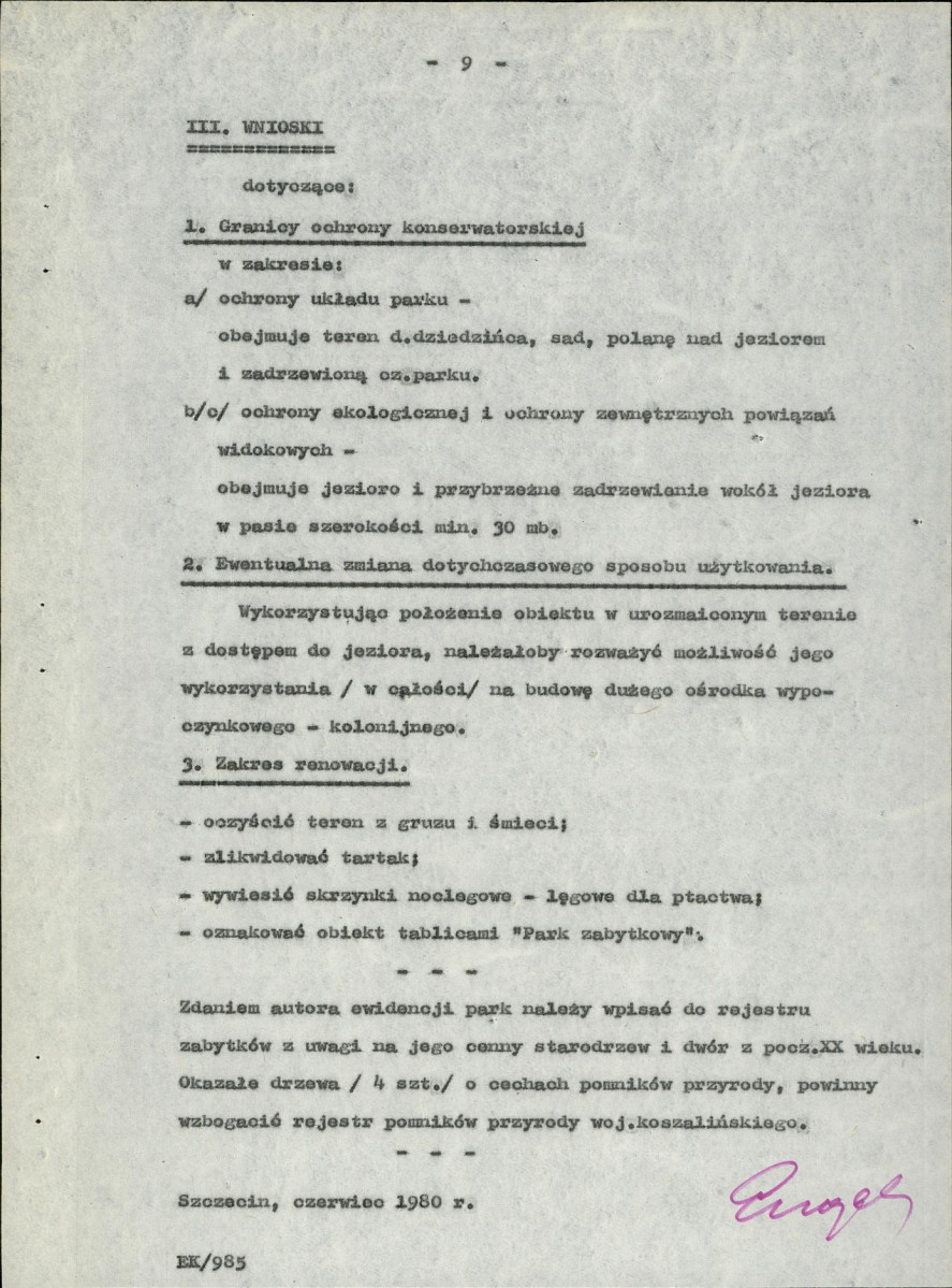 EP - Ewidencja parkowa, skan nr 15