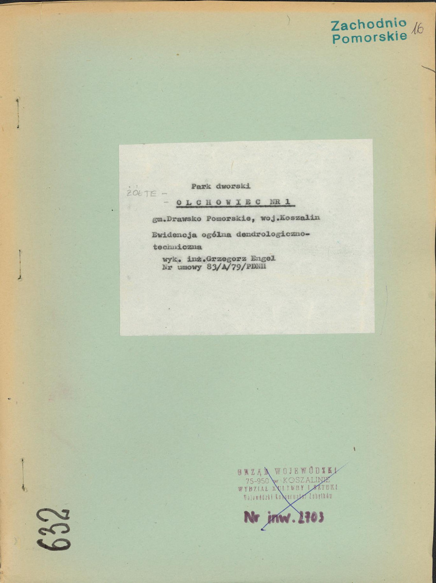 EP - Ewidencja parkowa, skan nr 1