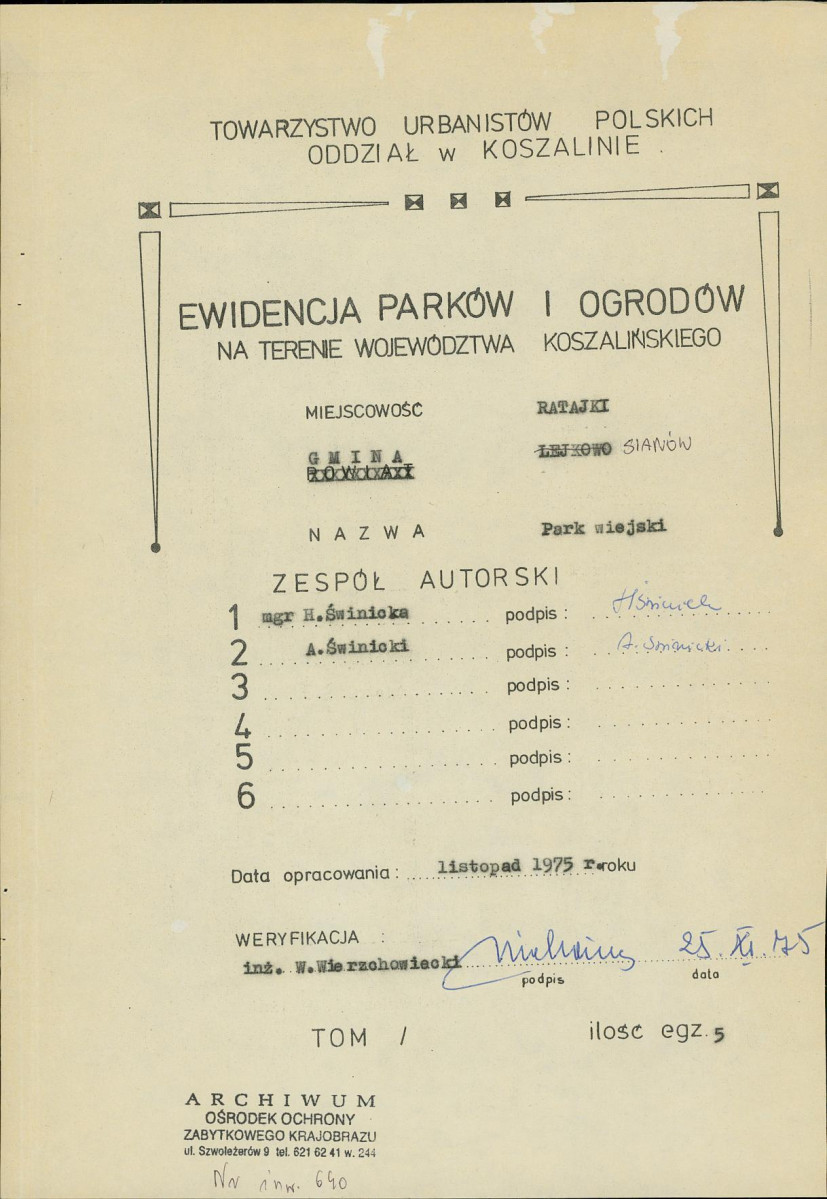 Ewidencja parkowa, skan nr 3