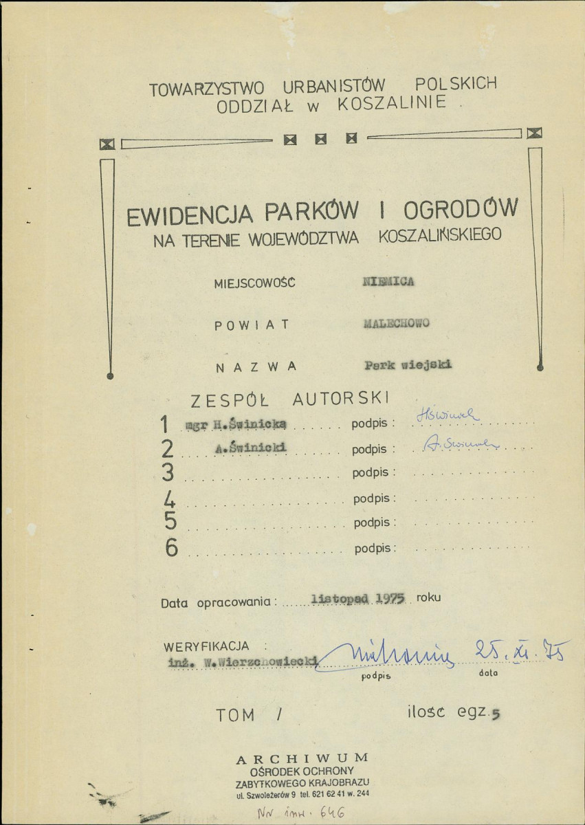EP - Ewidencja parkowa, skan nr 3