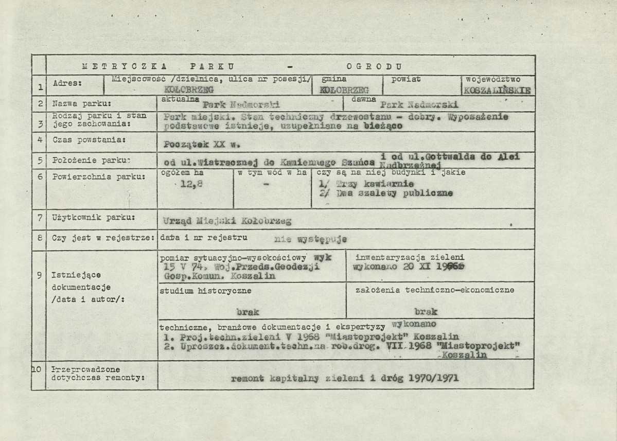 EP - Ewidencja parkowa, skan nr 4