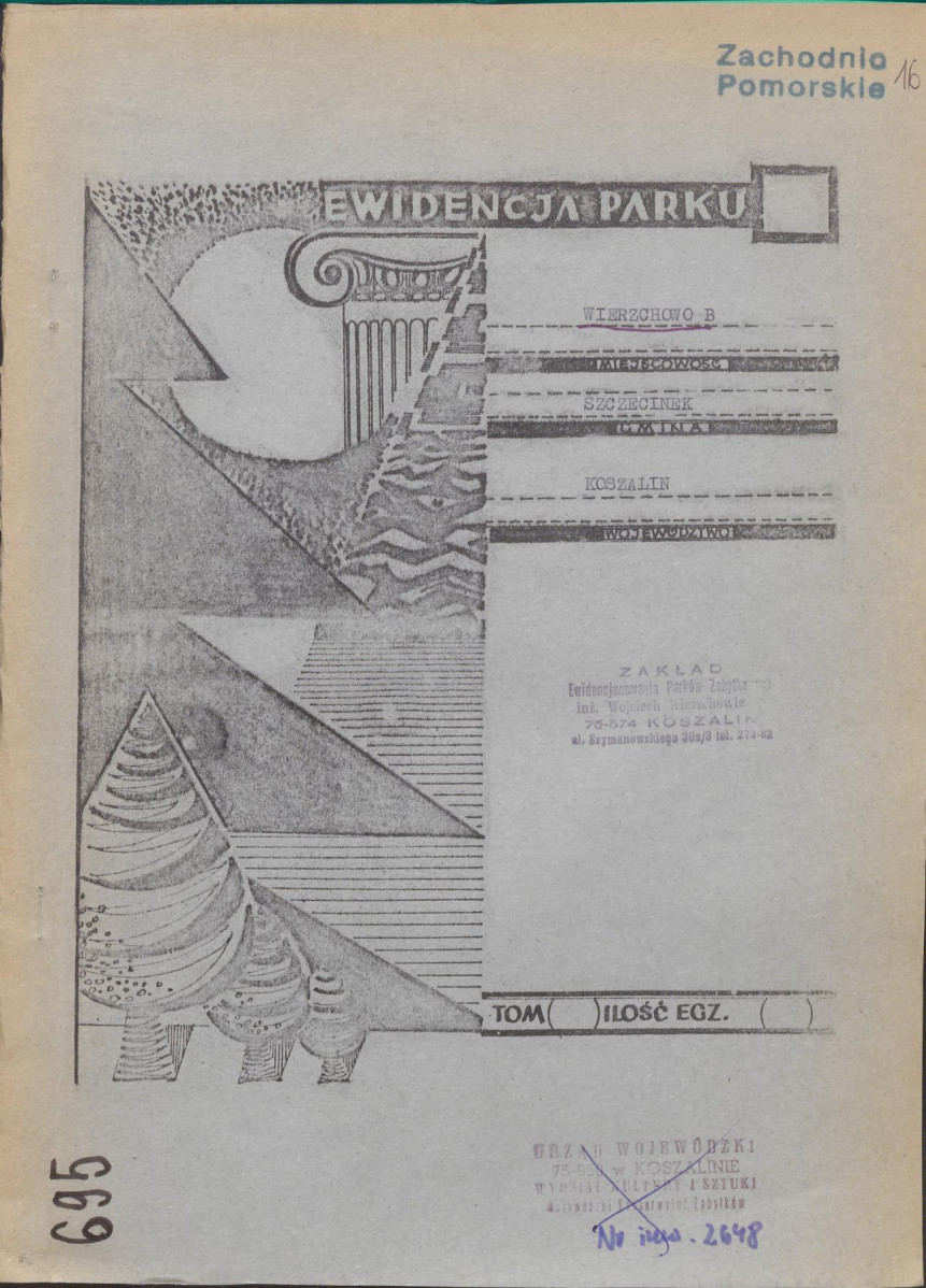 EP - Ewidencja parkowa, skan nr 1