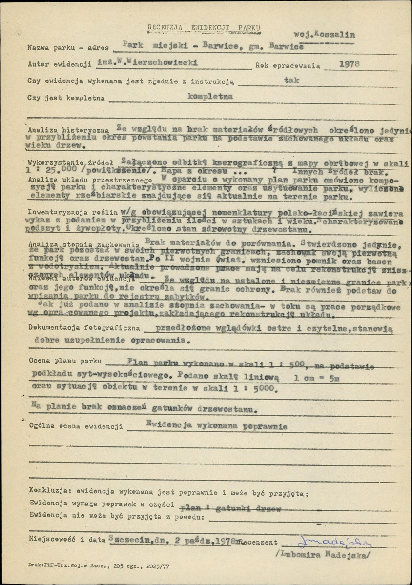 EP - Ewidencja parkowa, skan nr 12