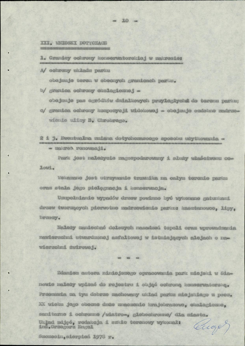Ewidencja parkowa, skan nr 15