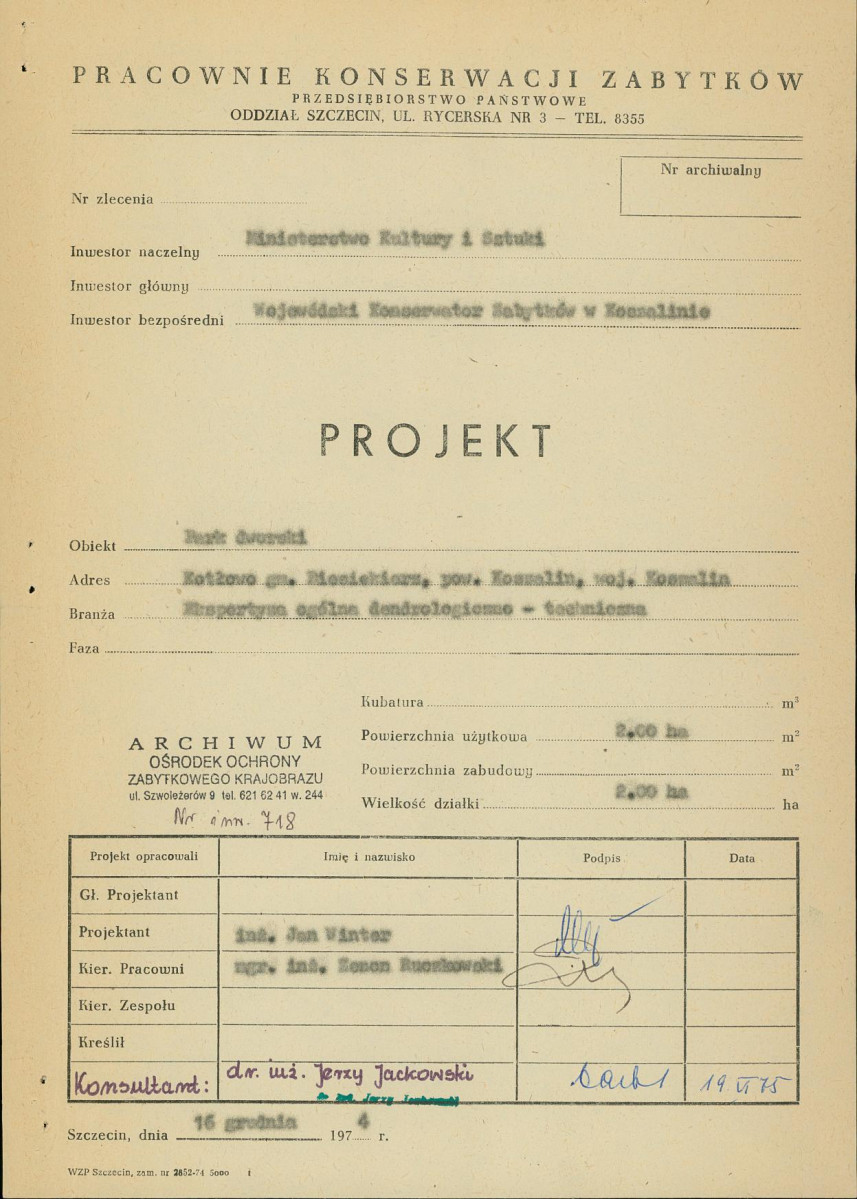 Ewidencja parkowa, skan nr 3
