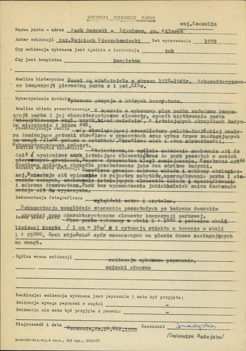 EP - Ewidencja parkowa, skan nr 5