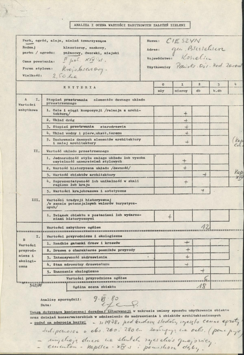 EP - Ewidencja parkowa, skan nr 3