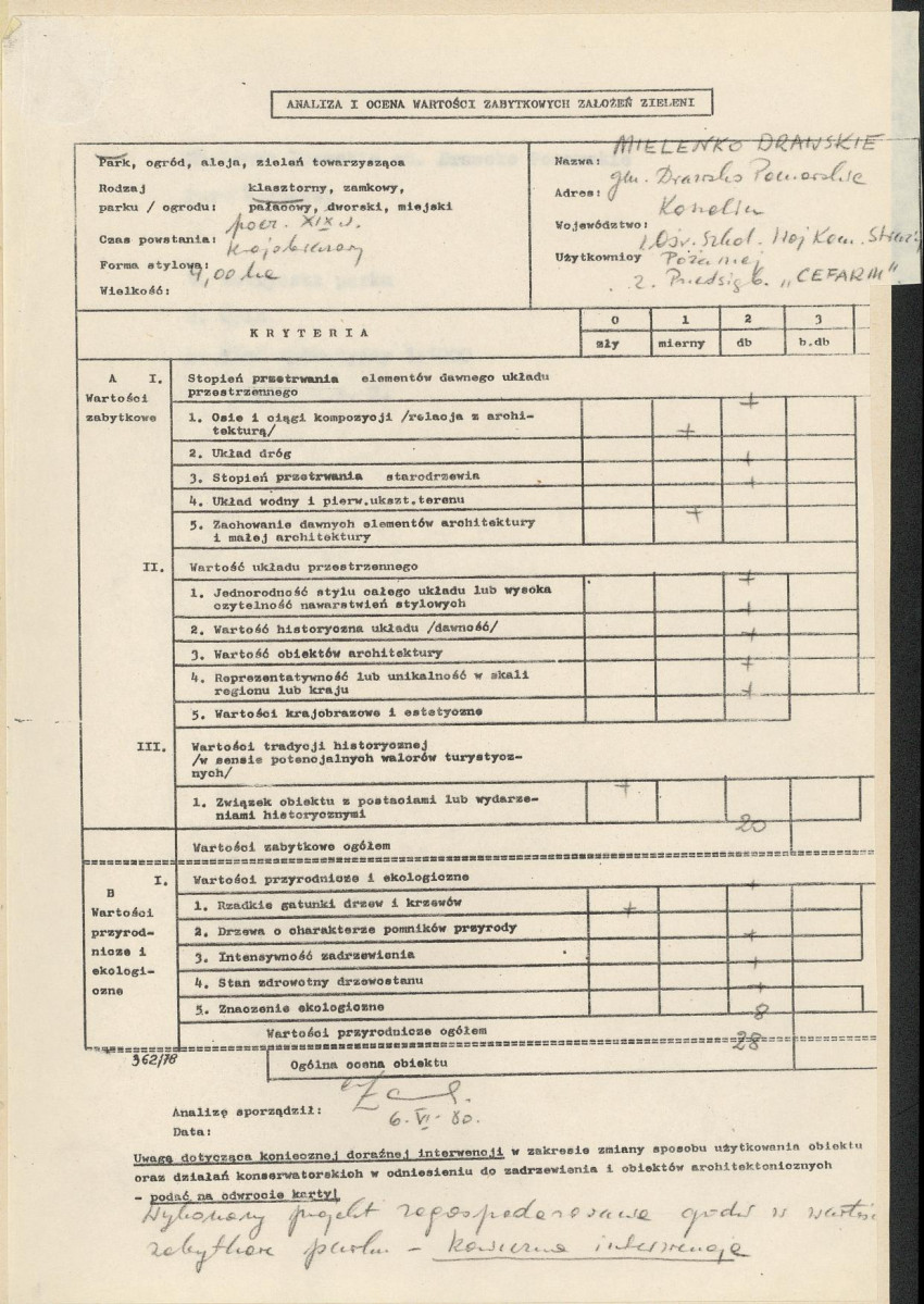 Ewidencja parkowa, skan nr 3