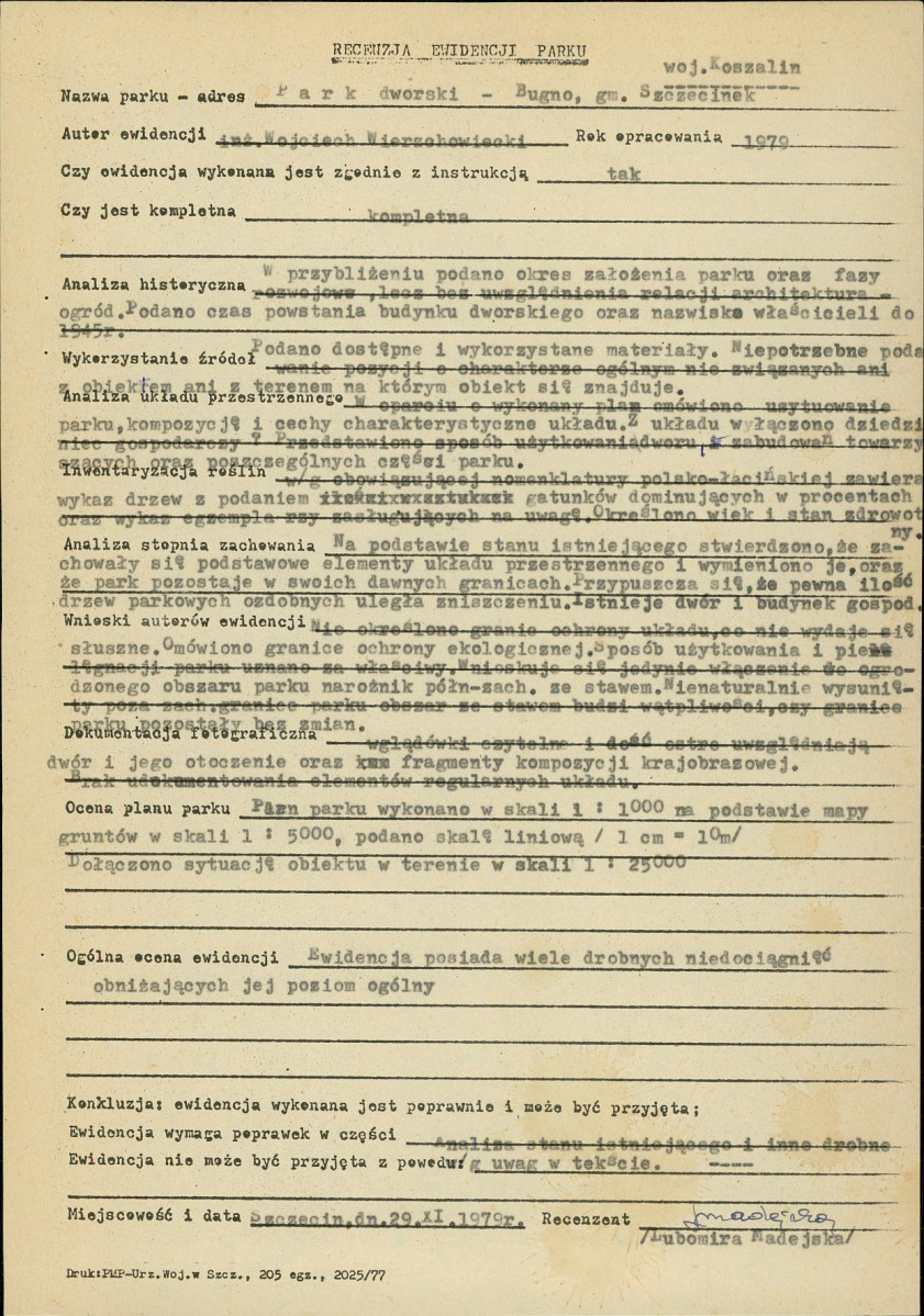 EP - Ewidencja parkowa, skan nr 6