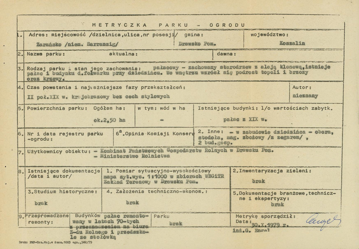 Ewidencja parkowa, skan nr 6