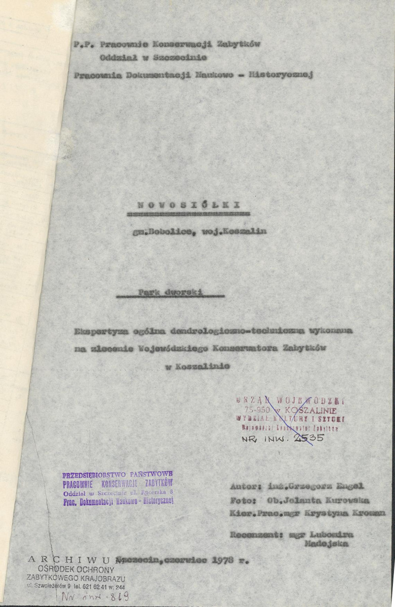 Ewidencja parkowa, skan nr 4