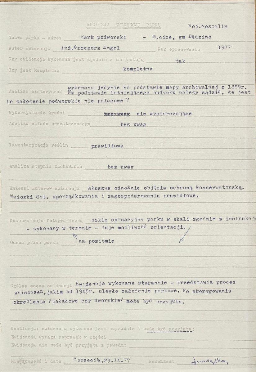 Ewidencja parkowa, skan nr 21