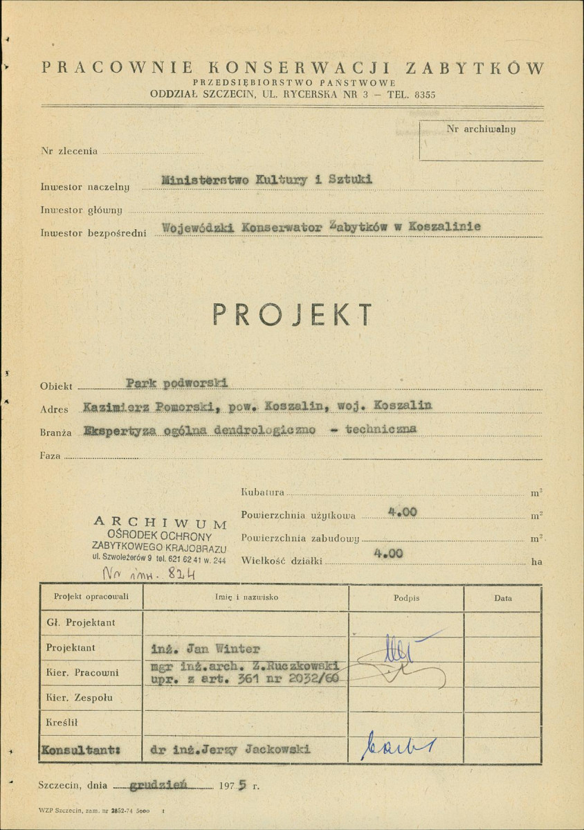 Ewidencja parkowa, skan nr 3