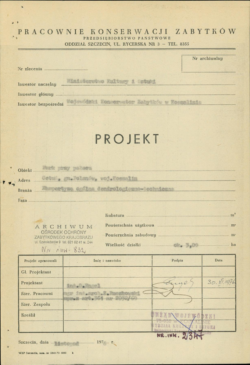 Ewidencja parkowa, skan nr 3