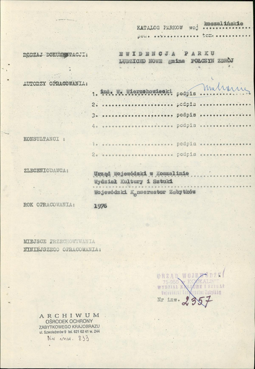 EP - Ewidencja parkowa, skan nr 3