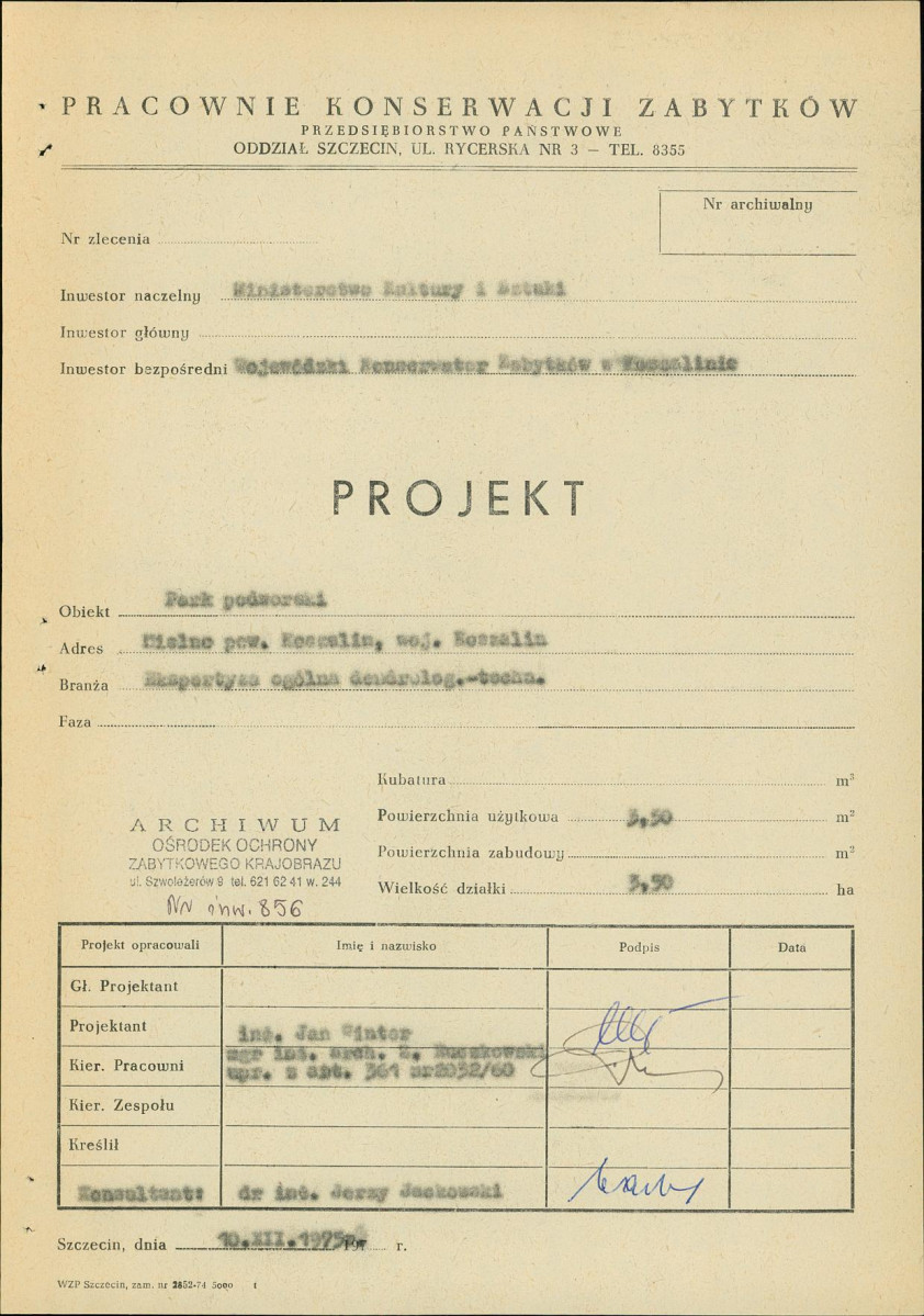Ewidencja parkowa, skan nr 3