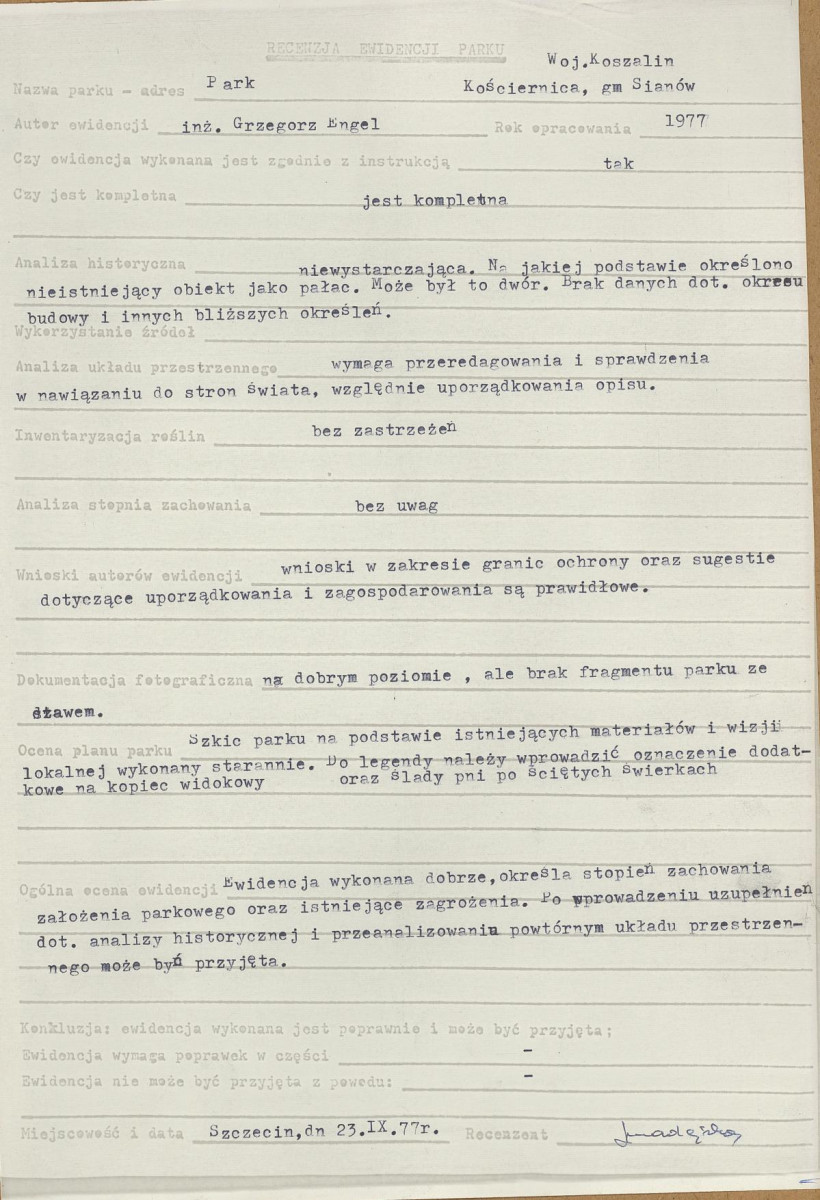 EP - Ewidencja parkowa, skan nr 21