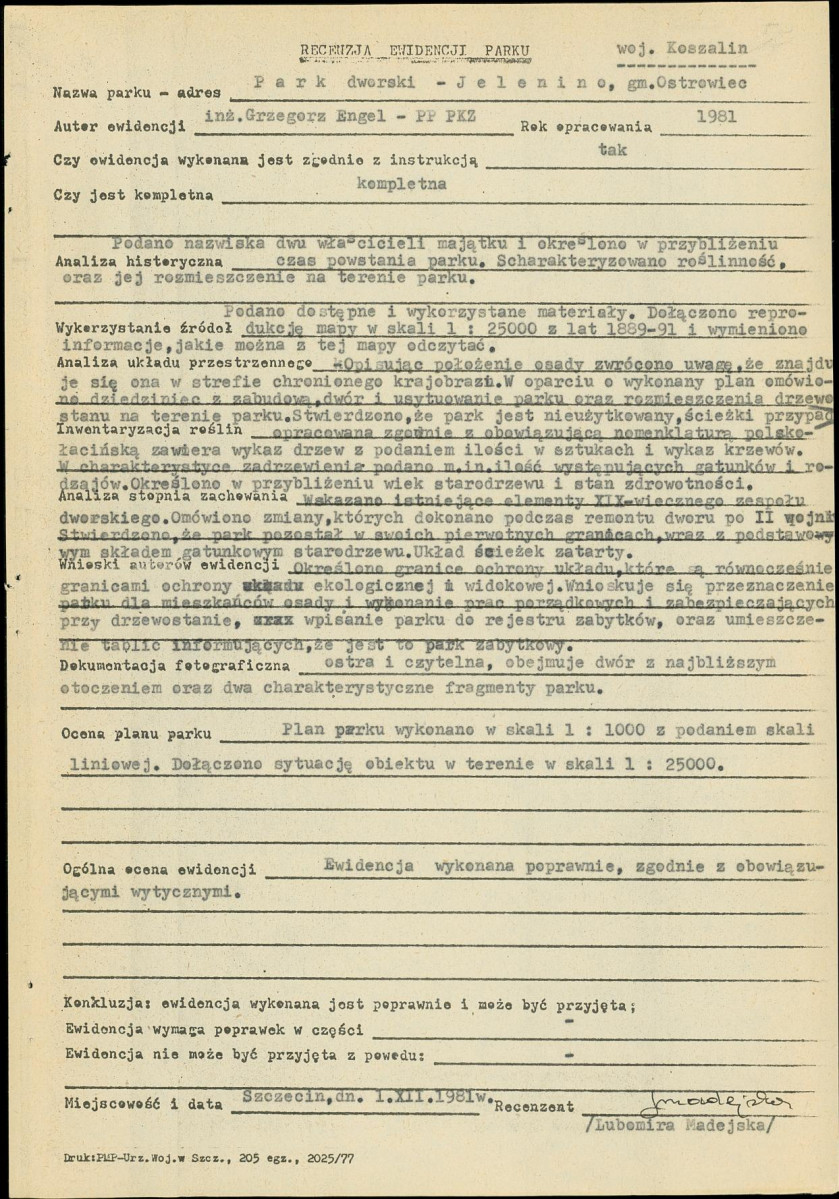 Ewidencja parkowa, skan nr 24