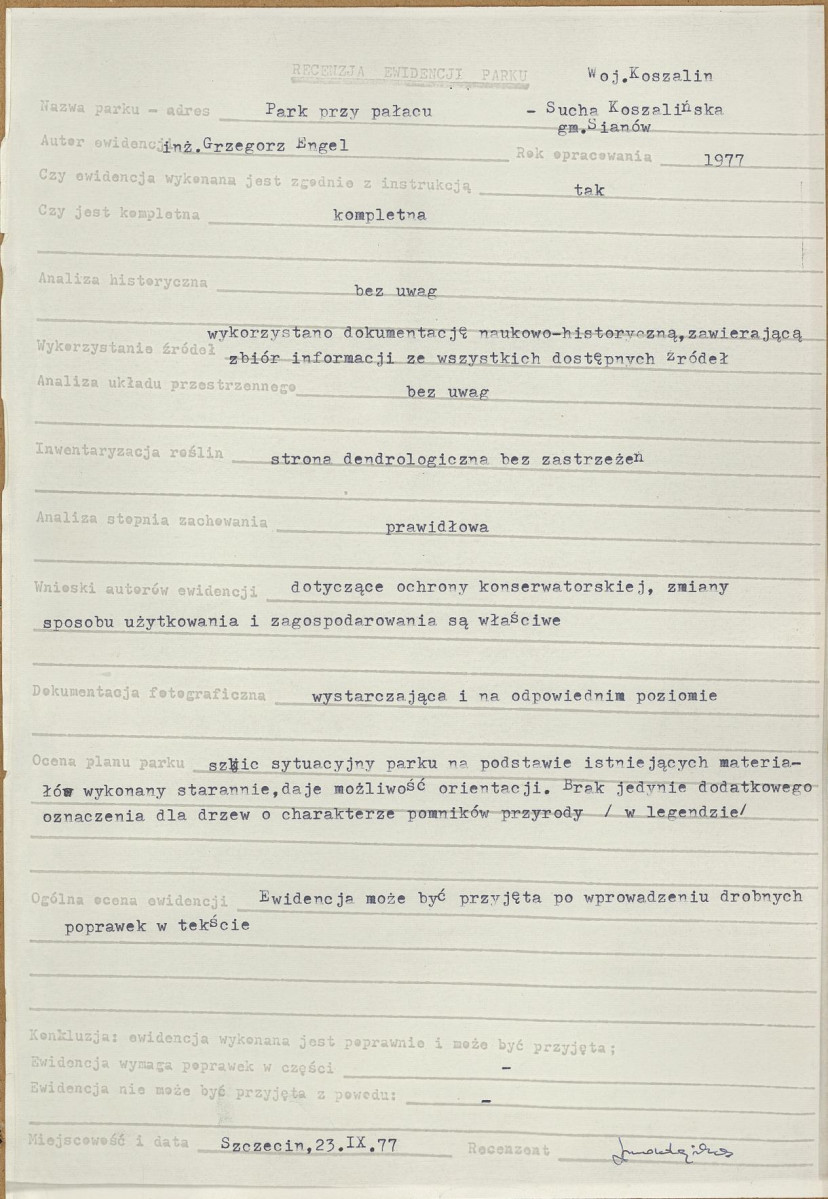 Ewidencja parkowa, skan nr 23