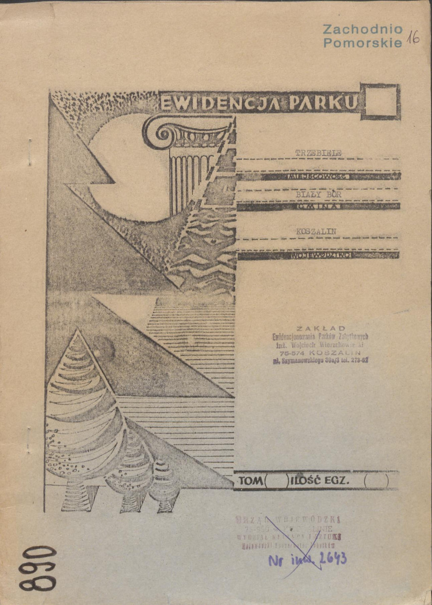 EP - Ewidencja parkowa, skan nr 1