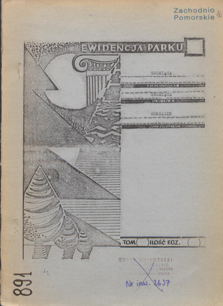 EP - Ewidencja parkowa, skan nr 1