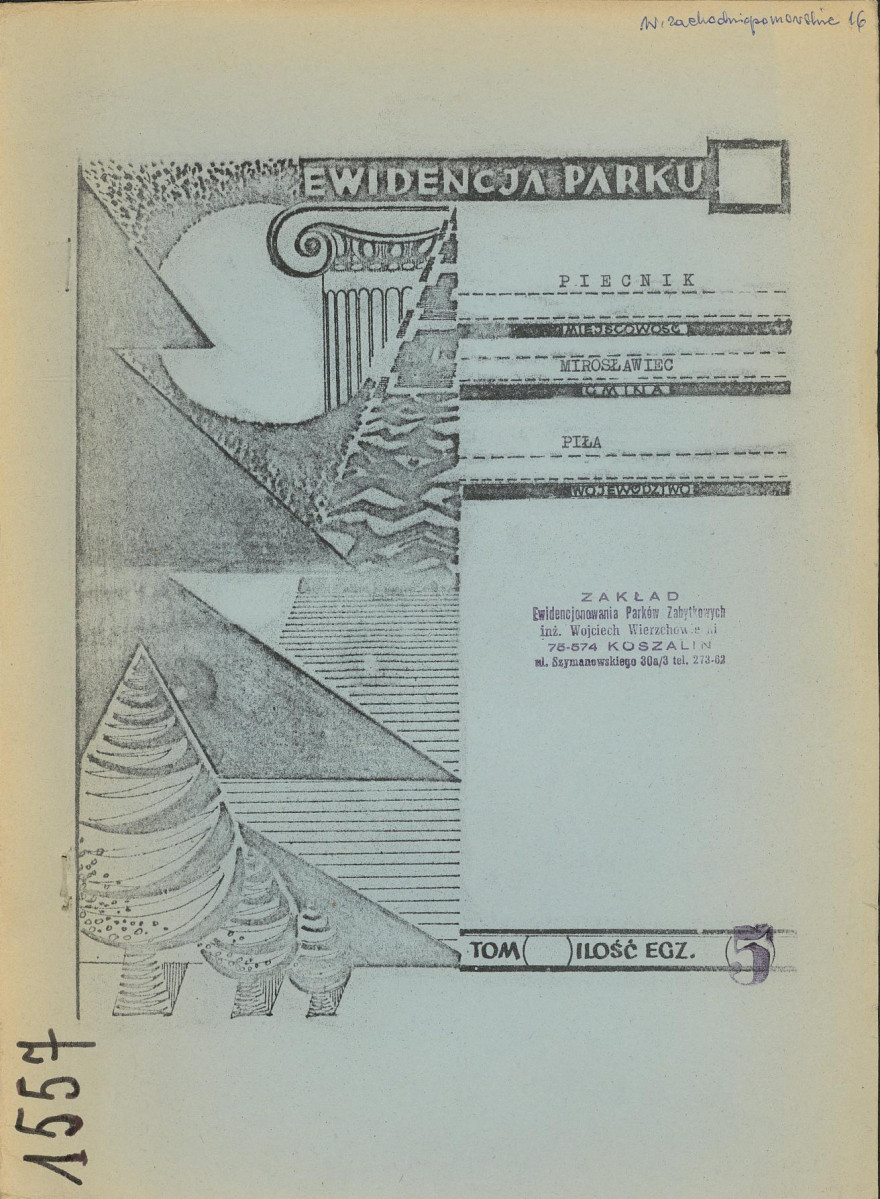 EP - Ewidencja parkowa, skan nr 1