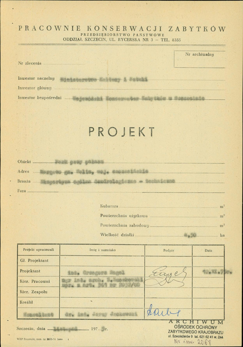 Ewidencja parkowa, skan nr 3