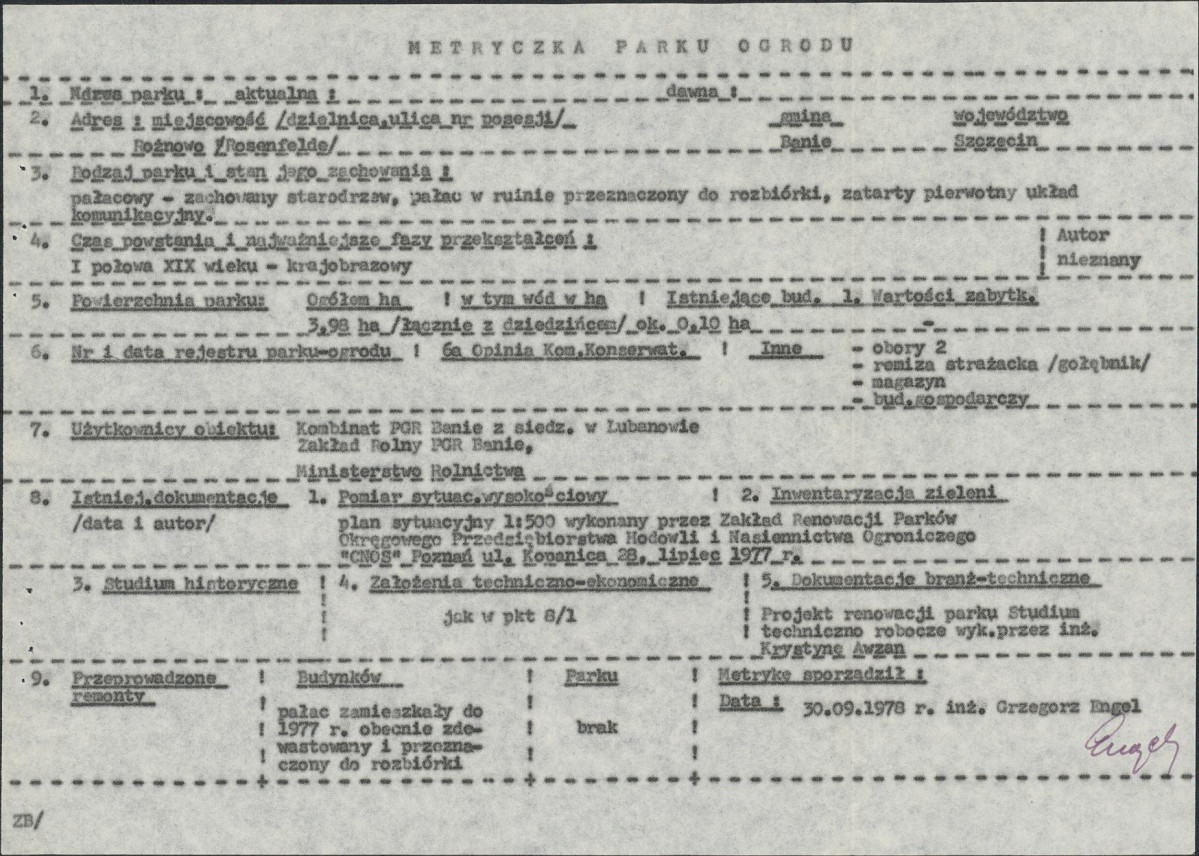 Ewidencja parkowa, skan nr 5