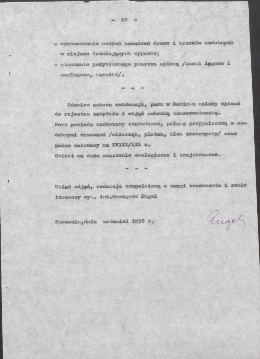 Ewidencja parkowa, skan nr 14