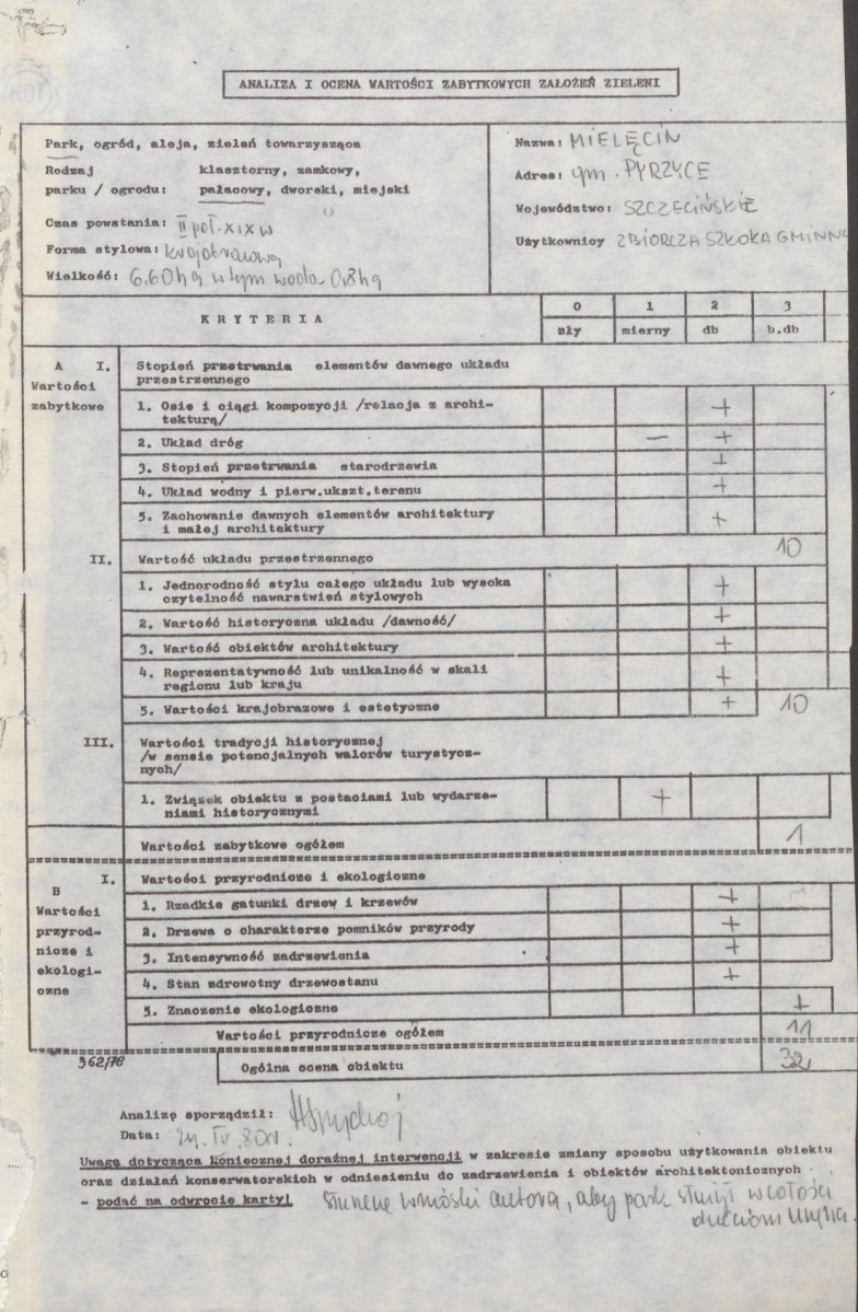 Ewidencja parkowa, skan nr 3