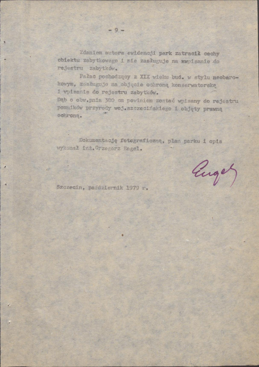 Ewidencja parkowa, skan nr 16