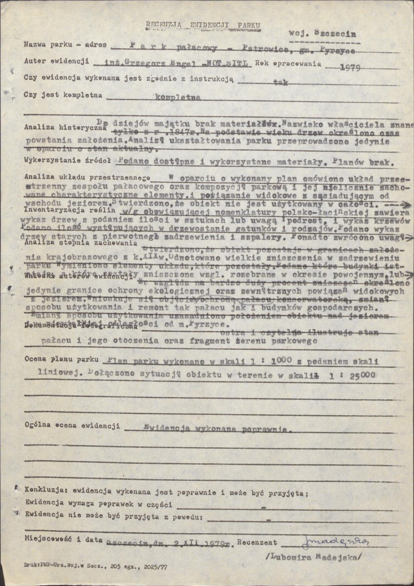 Ewidencja parkowa, skan nr 24