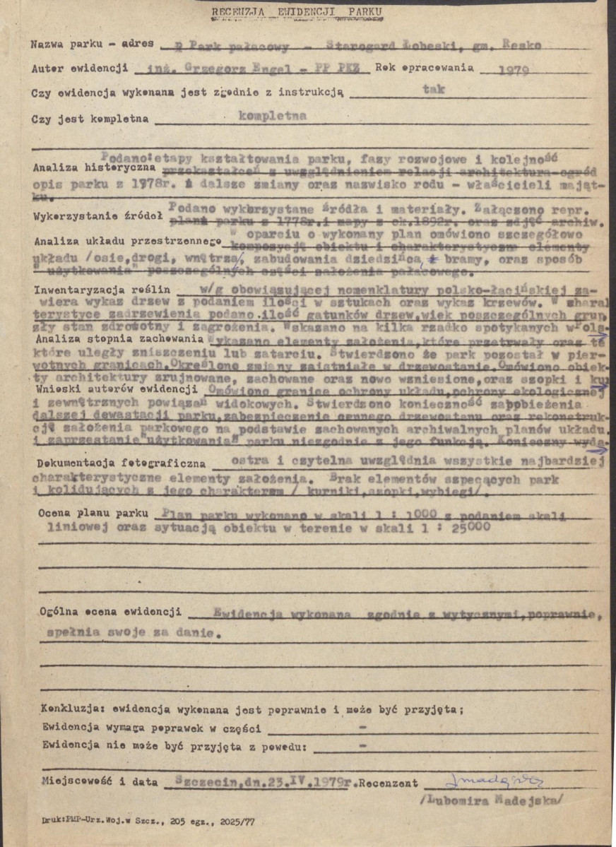 Ewidencja parkowa, skan nr 57