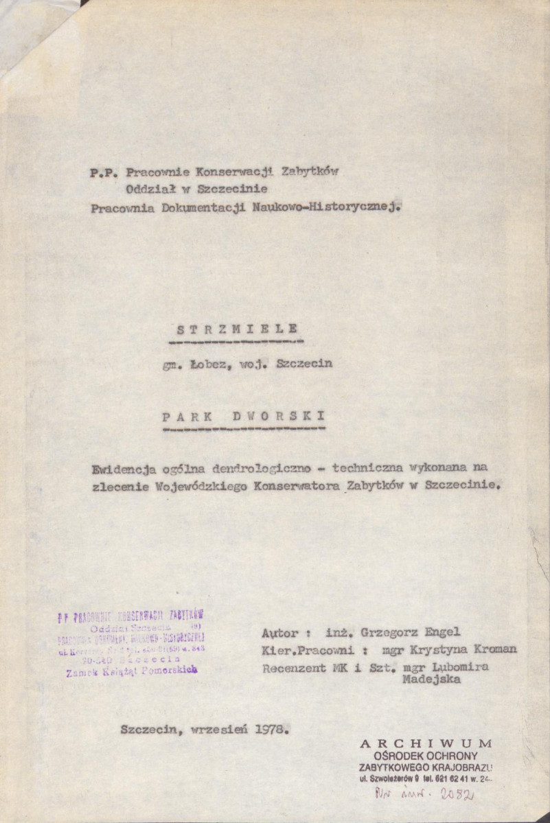 EP - Ewidencja parkowa, skan nr 4