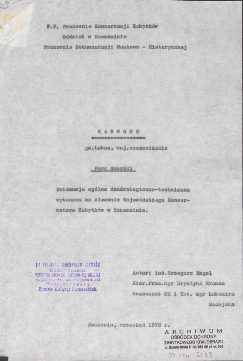 Ewidencja parkowa, skan nr 5