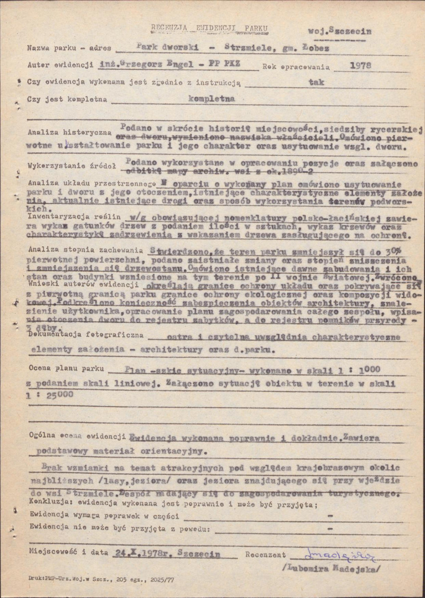 EP - Ewidencja parkowa, skan nr 28