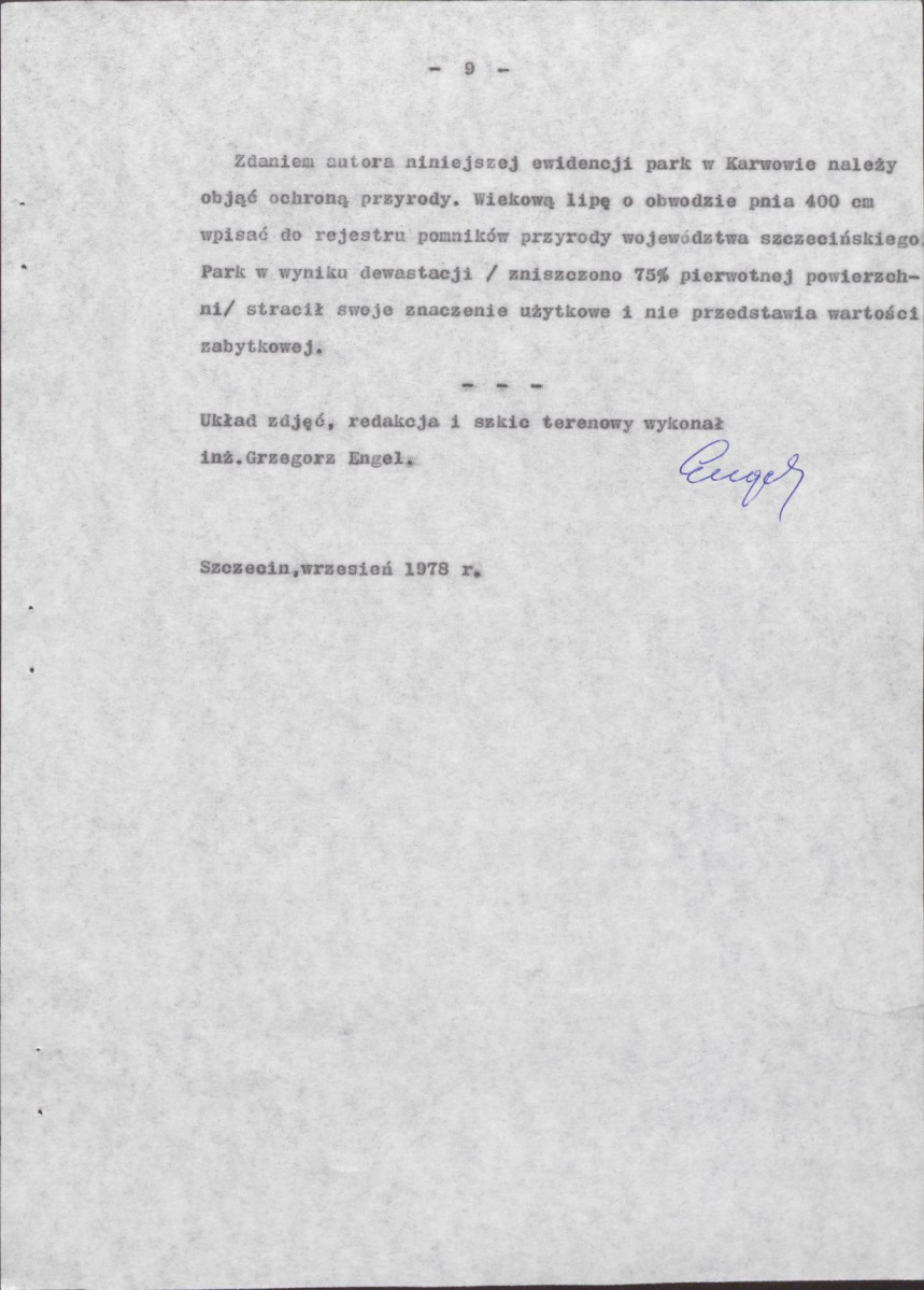 Ewidencja parkowa, skan nr 15