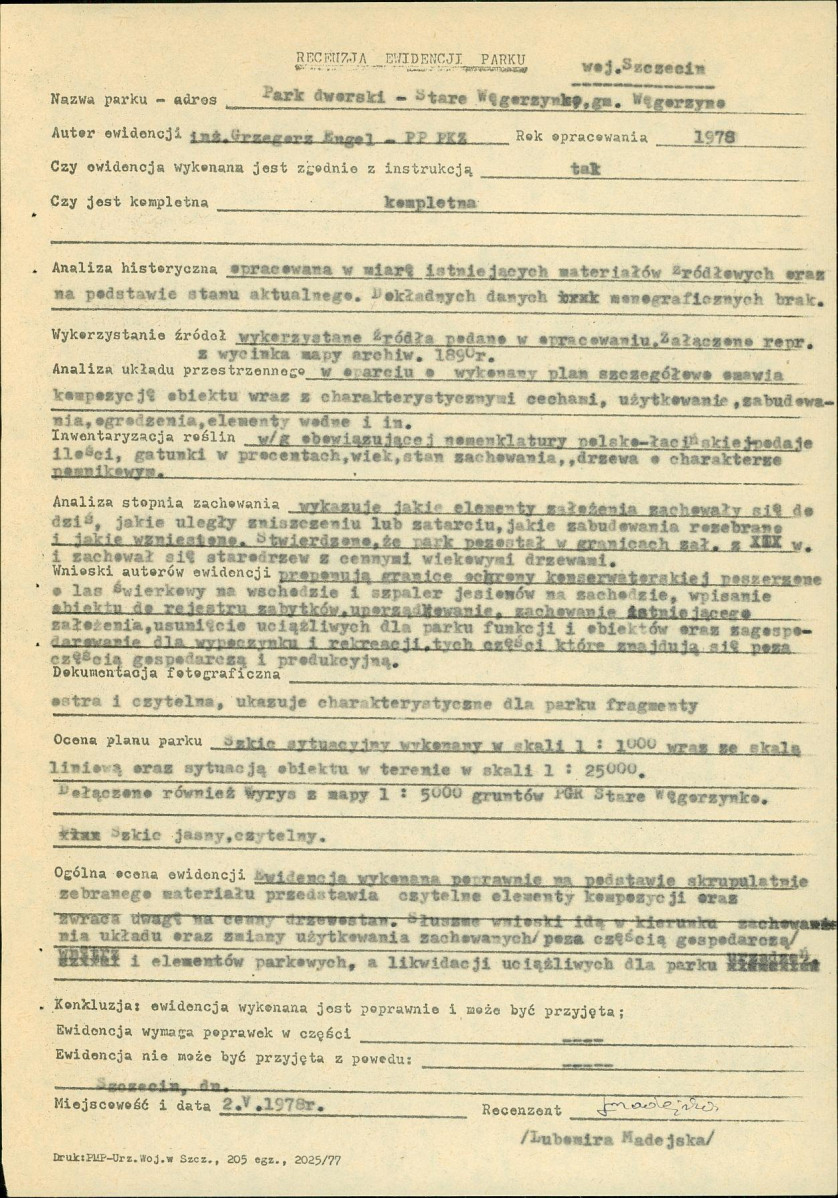 Ewidencja parkowa, skan nr 26
